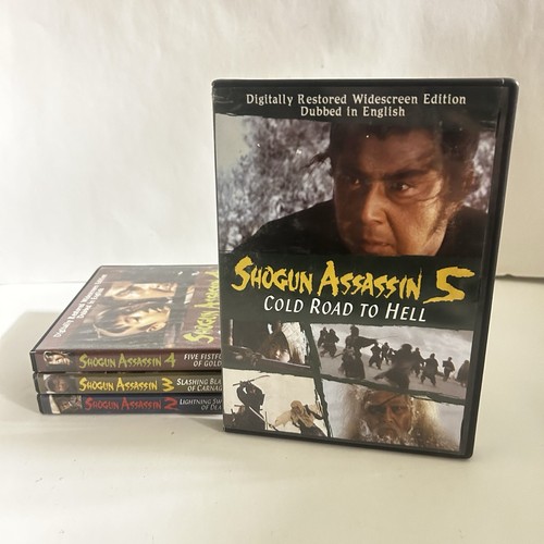 Shogun assassin dvd lot - assassin, #2-5
